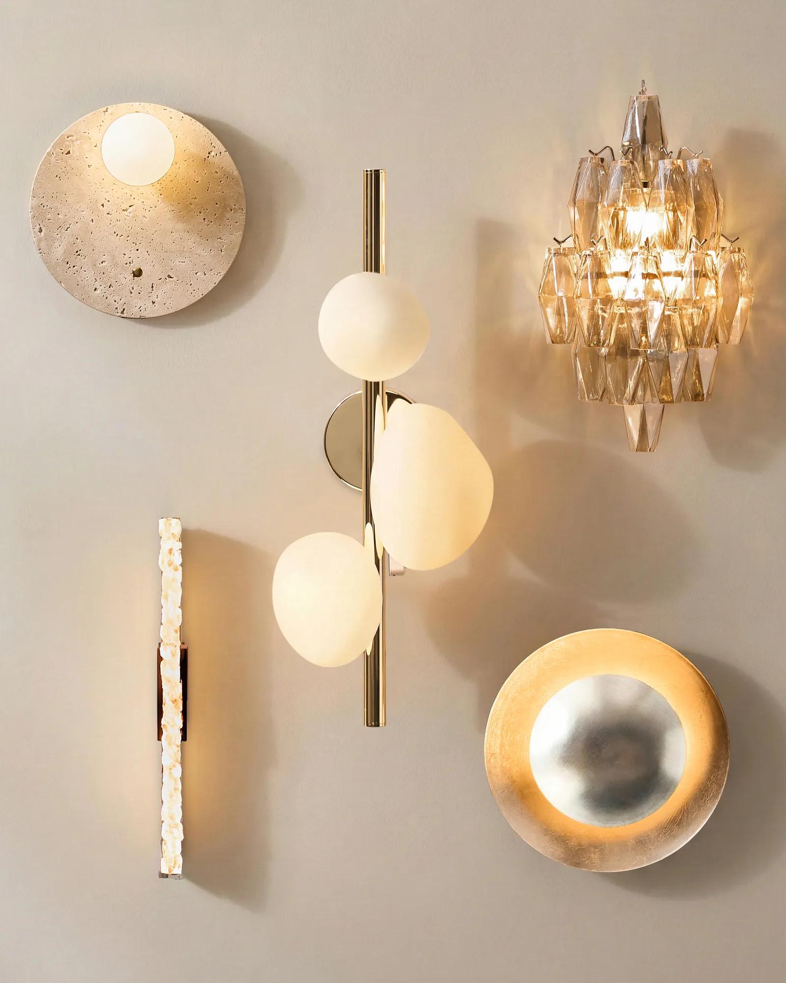 Demi LED Quartz Wall Sconce 19.75"