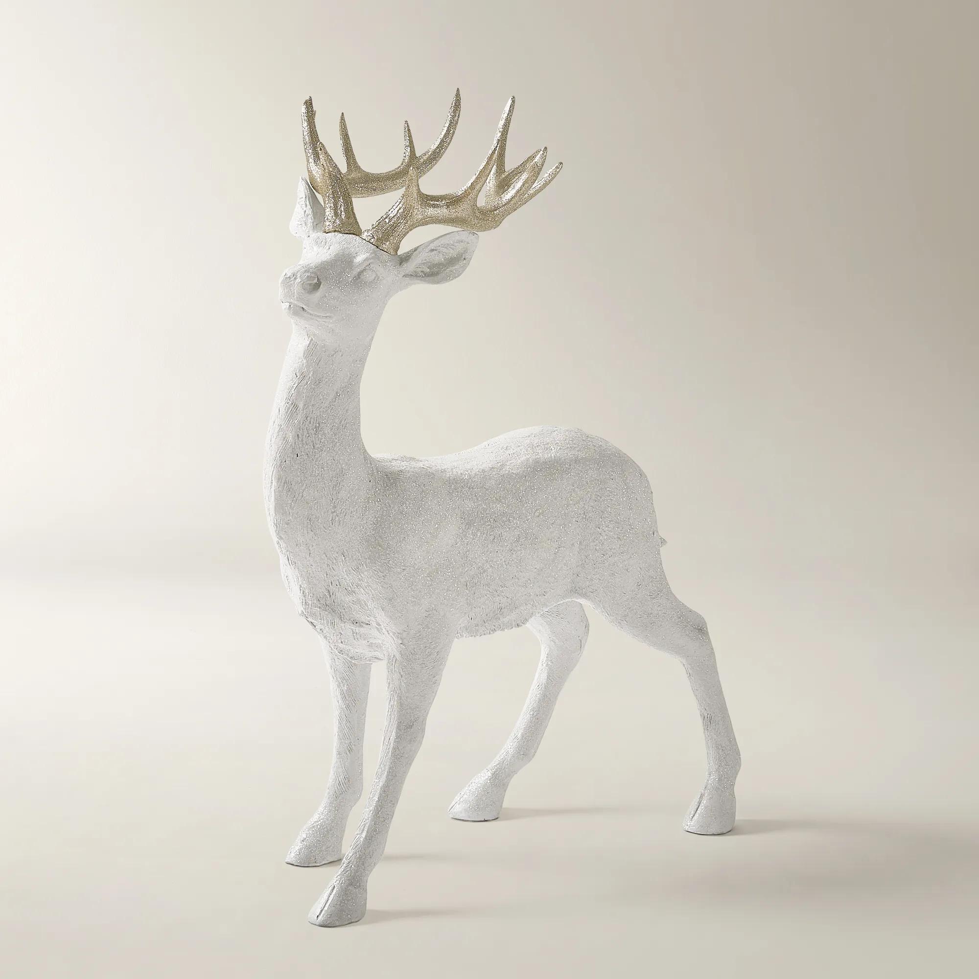 Majestic Deer White/Champagne - 22" & 32"