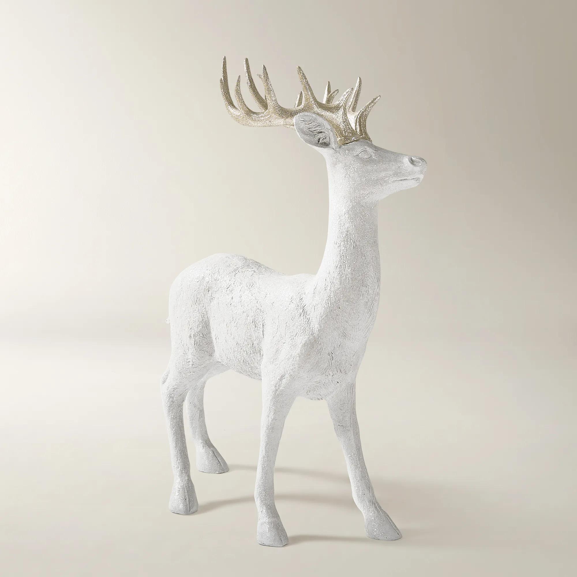 Majestic Deer White/Champagne - 22" & 32"