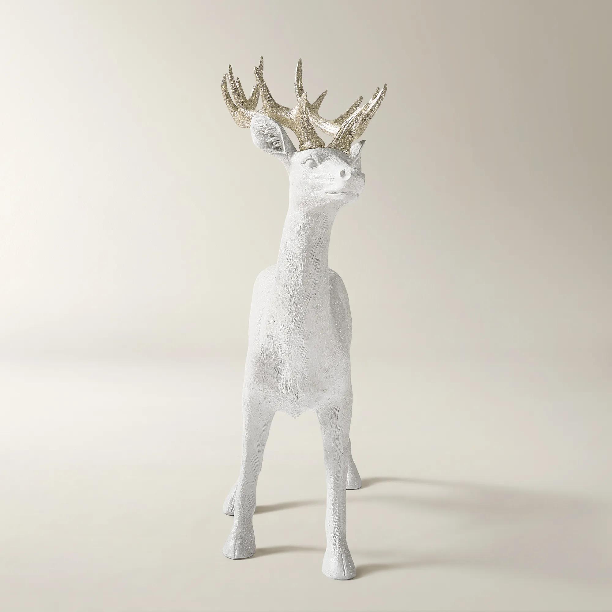 Majestic Deer White/Champagne - 22" & 32"