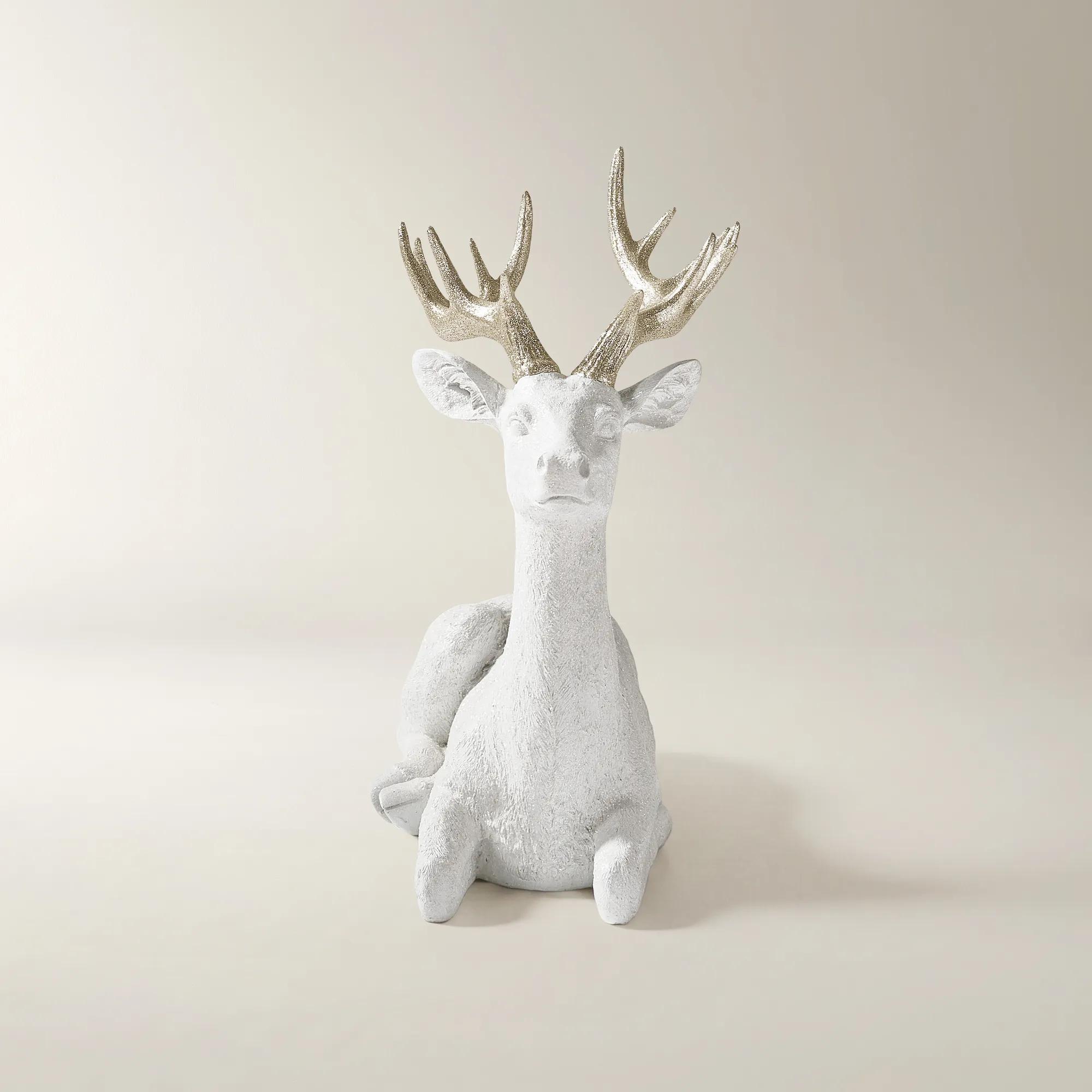 Majestic Deer White/Champagne - 22" & 32"