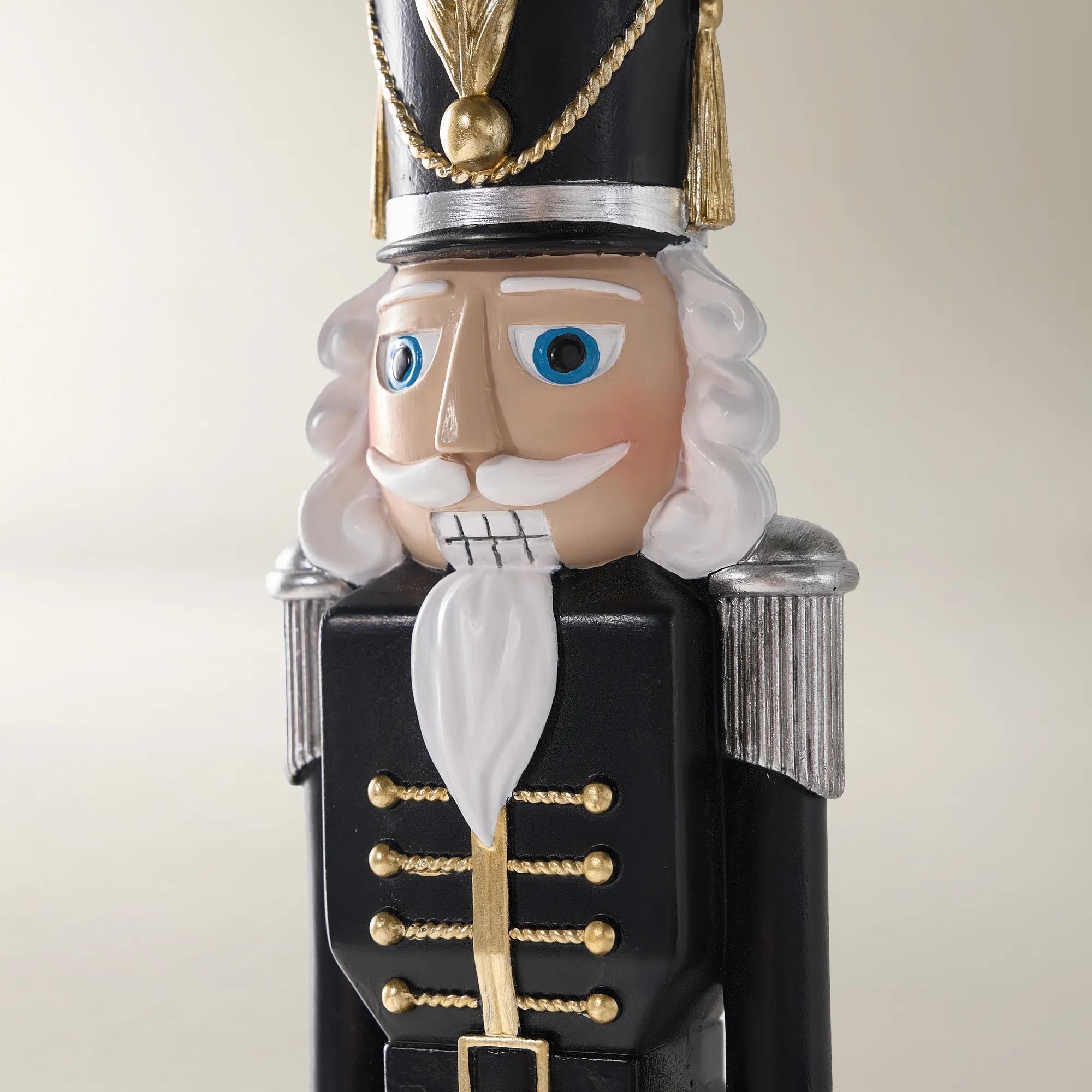 Nutcracker 11.75" - Black/Gold