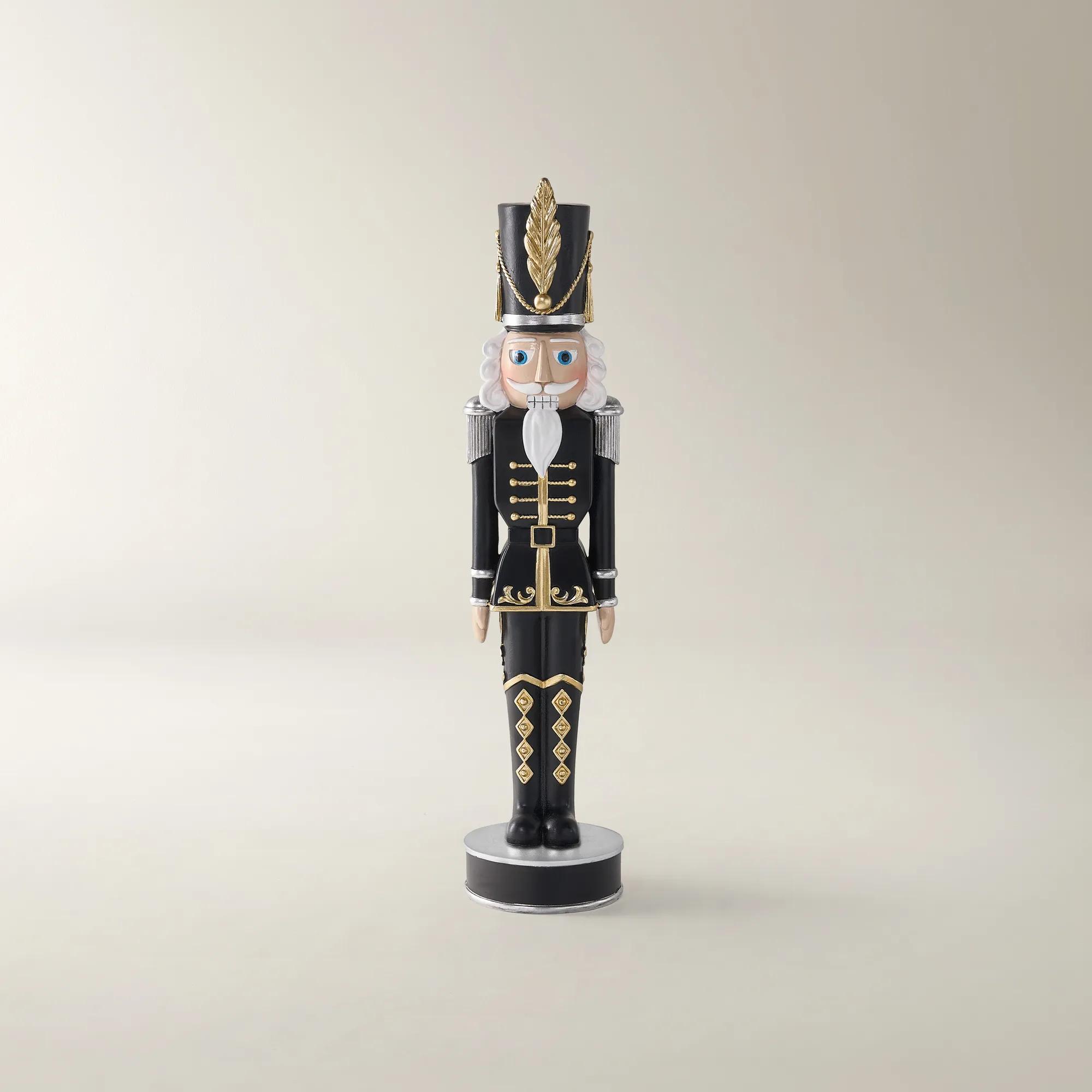 Nutcracker 11.75" - Black/Gold