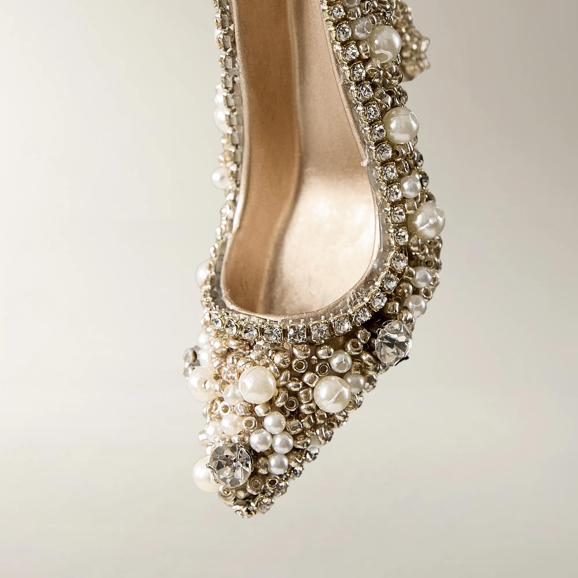 Embellished High Heel Ornament - Set of 4