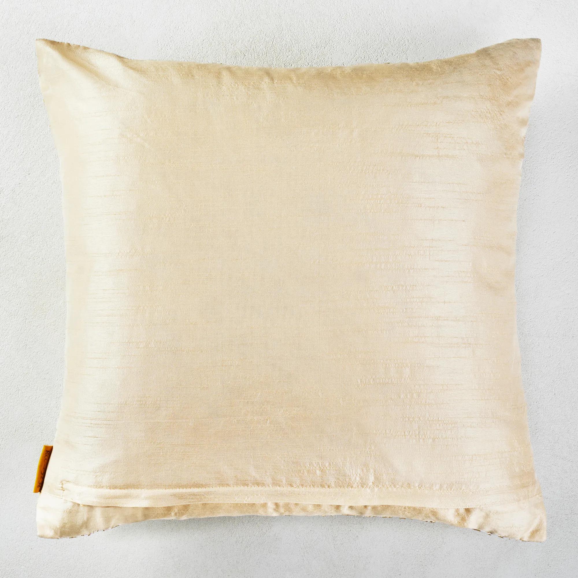 Mosaic Jaguar Pillow 20" - Gold