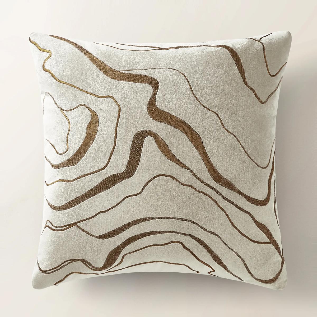 Encina Pillow 22" - Rust/Ivory