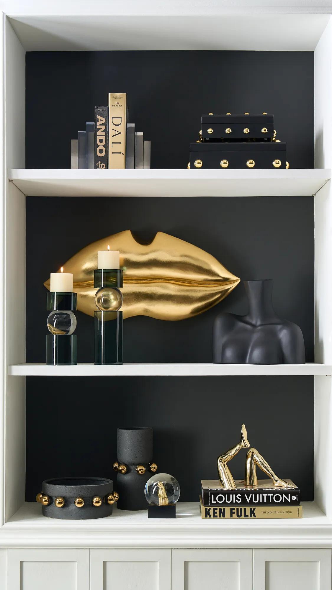 Lucca Crystal Bookends - Mirrored Graphite