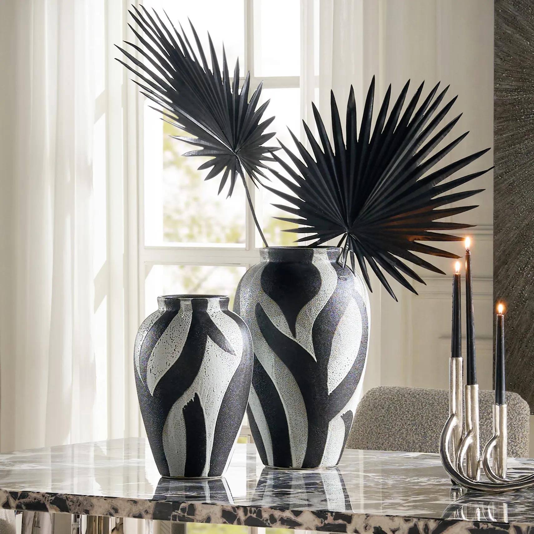 Faux Palm Stem - Set of 3