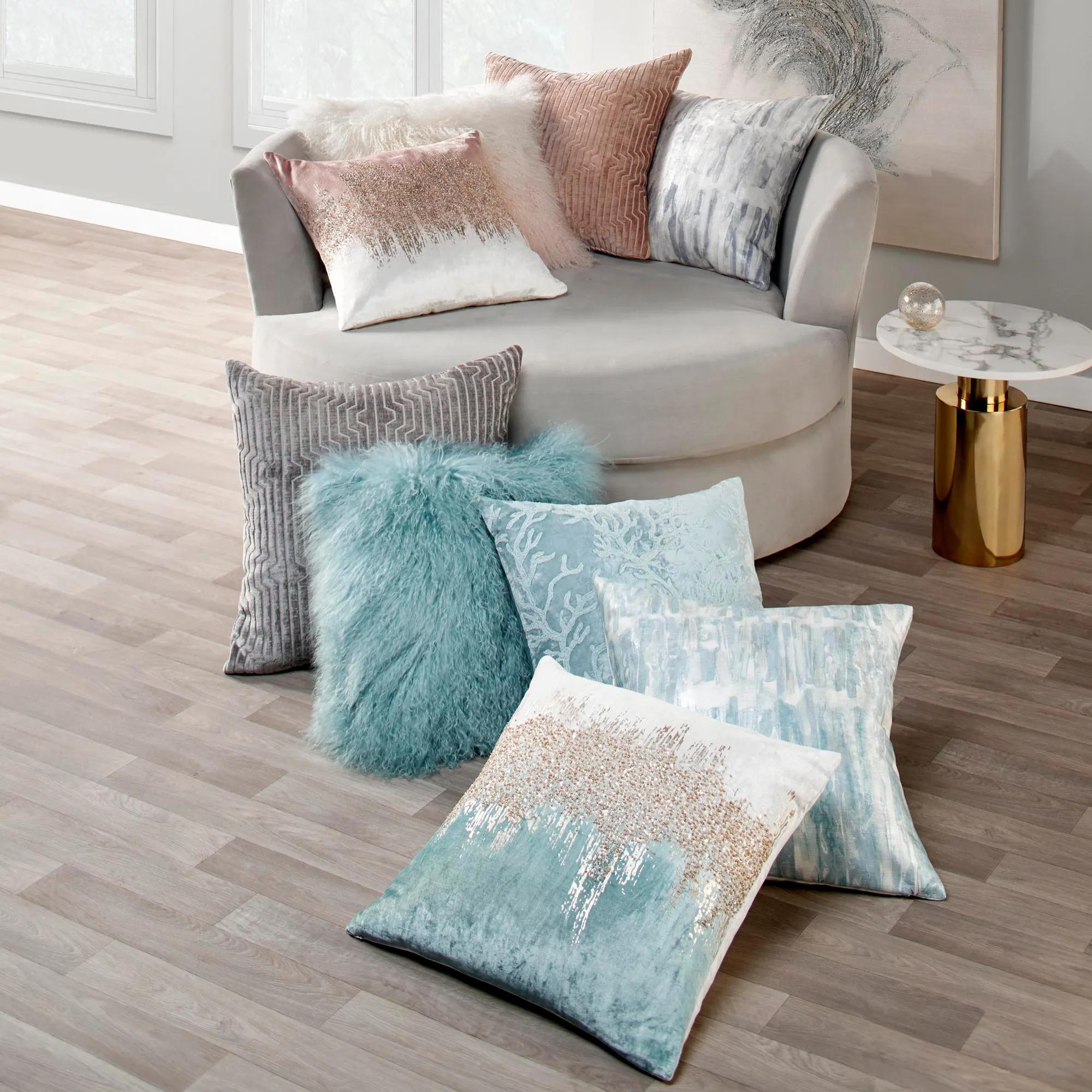 Joie De Vivre Pillow 22" - Blush