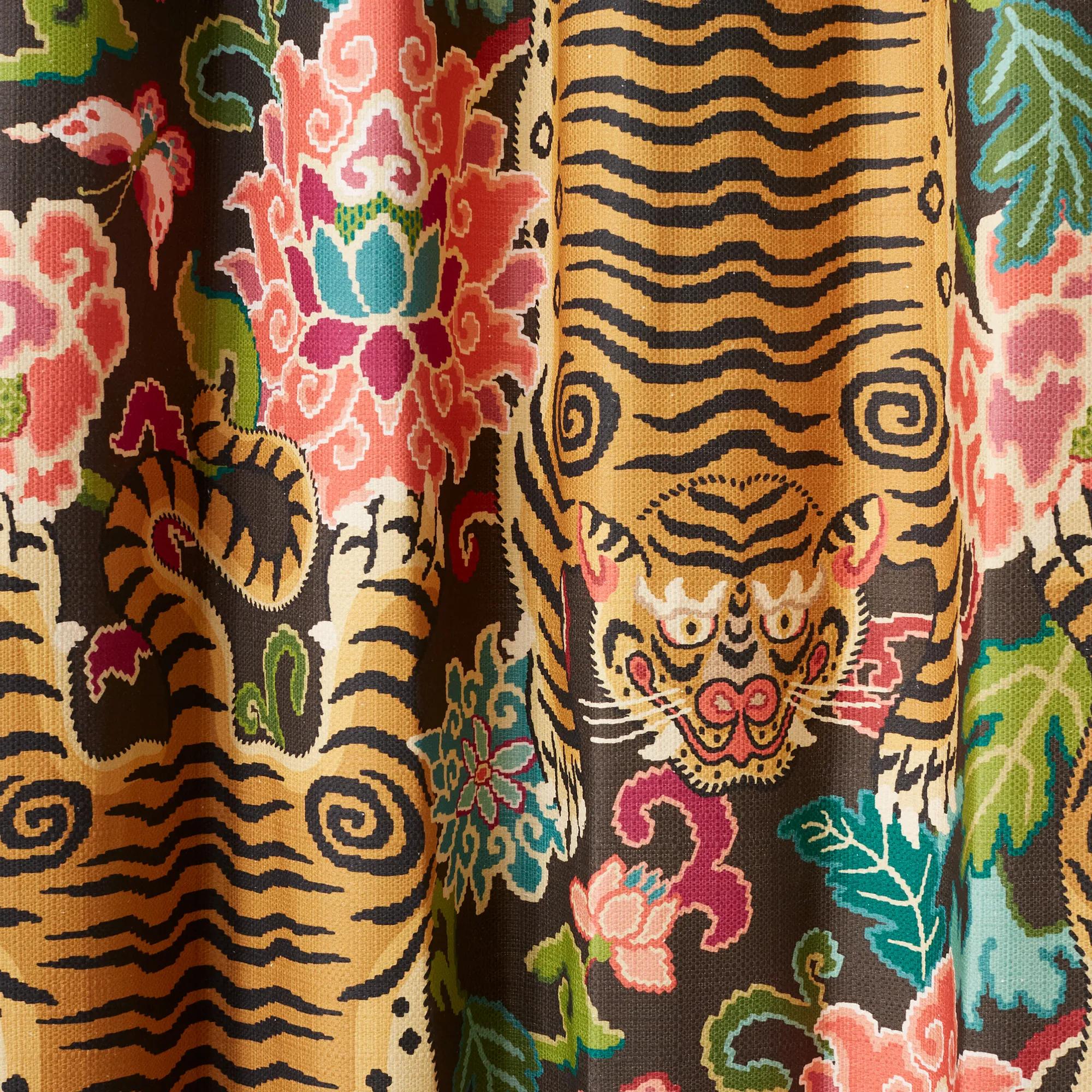 Nimer Gold/Multi Curtain - Custom