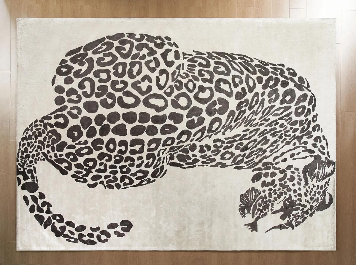 Pardus Rug - Ivory/Black