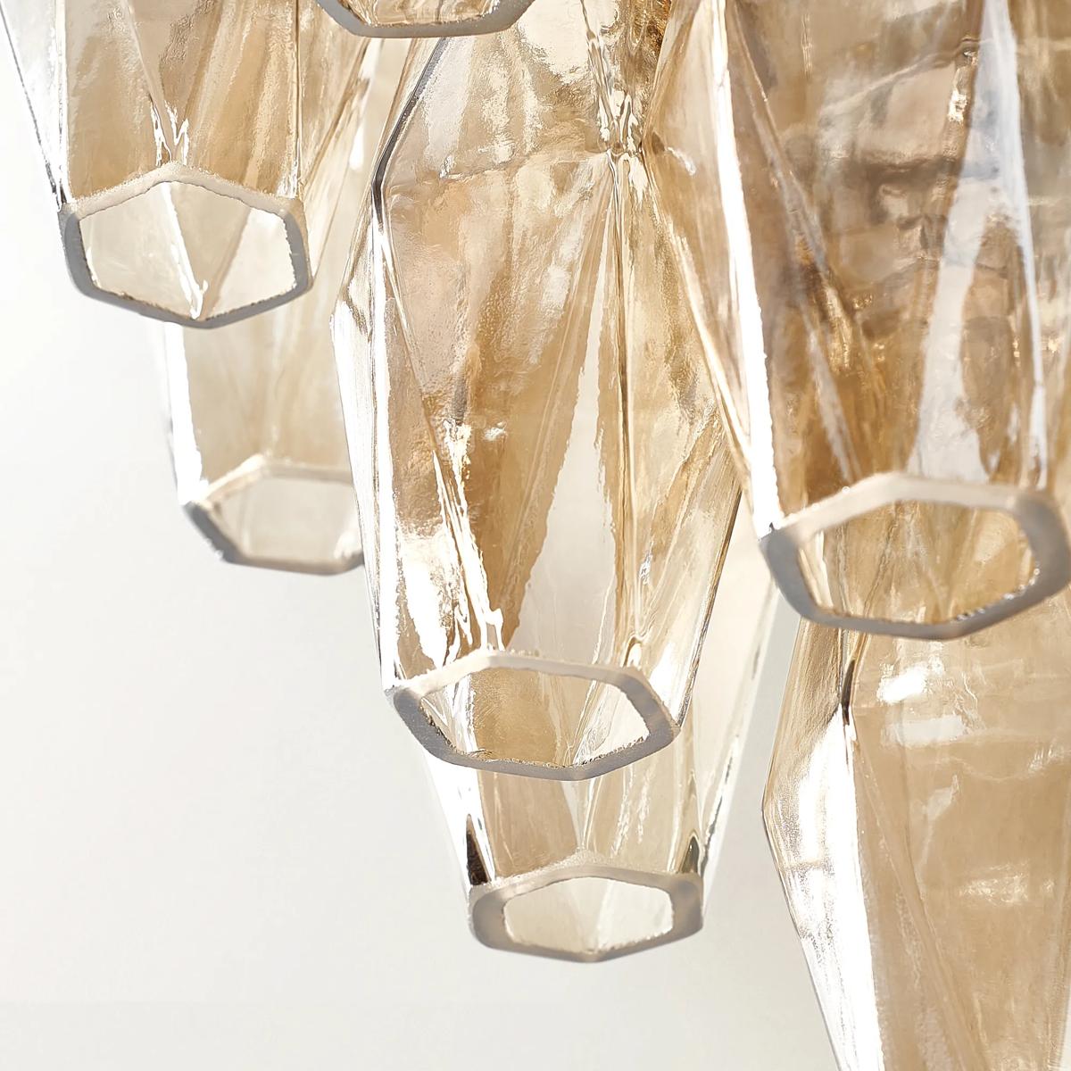 Cosima Glass Sconce 19.75" - Champagne