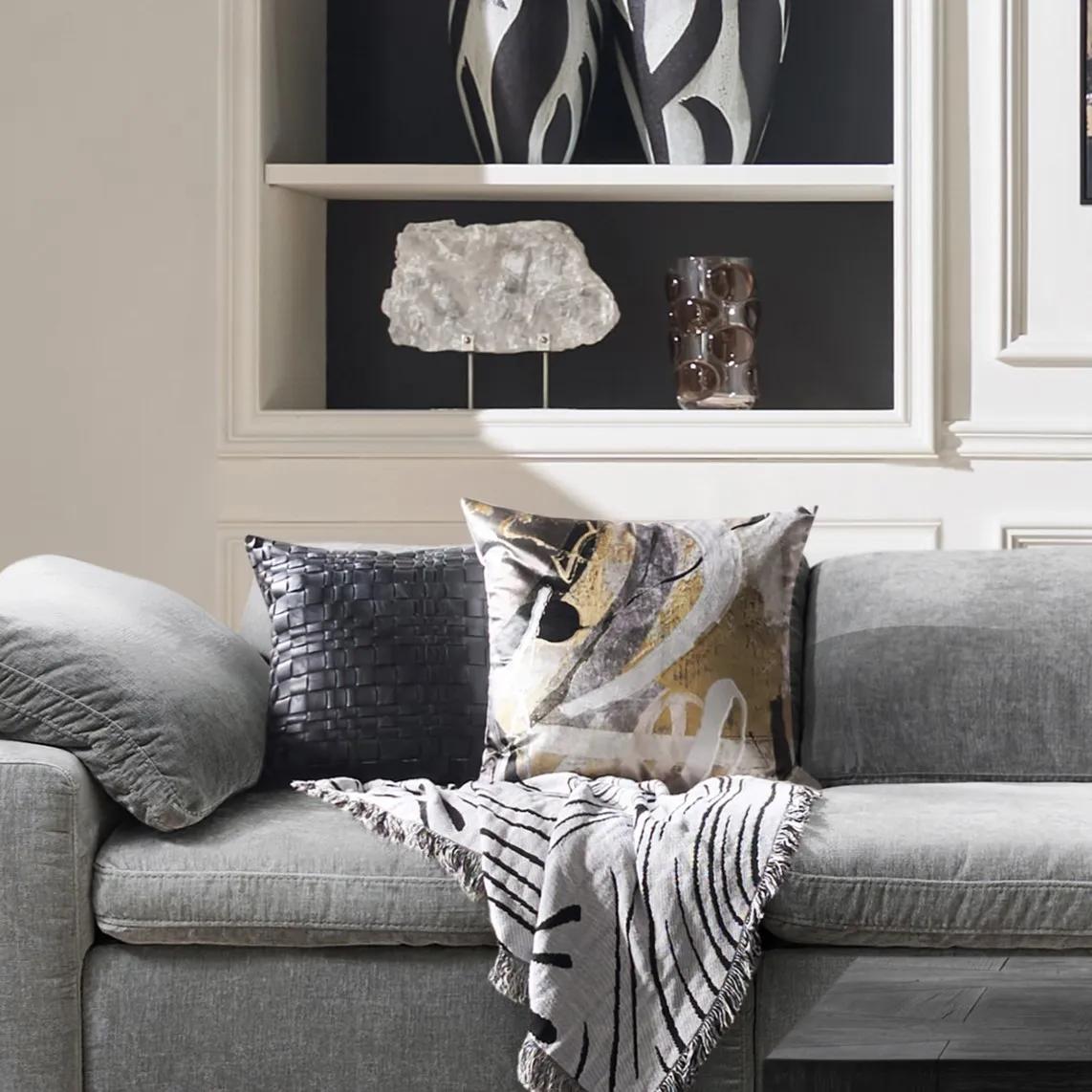 Brushstroke Pillow 22"