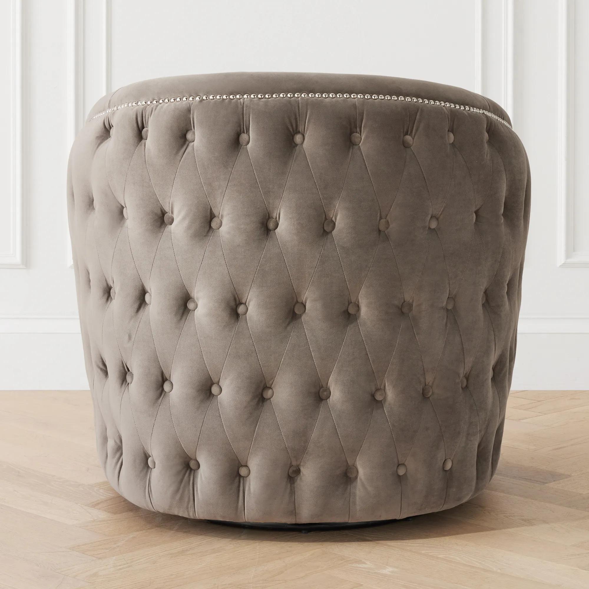 Aria Tufted Swivel Chair