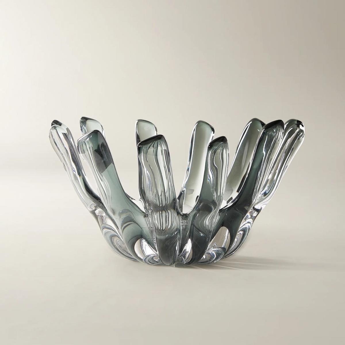 Bossa Glass Bowl - Smoke