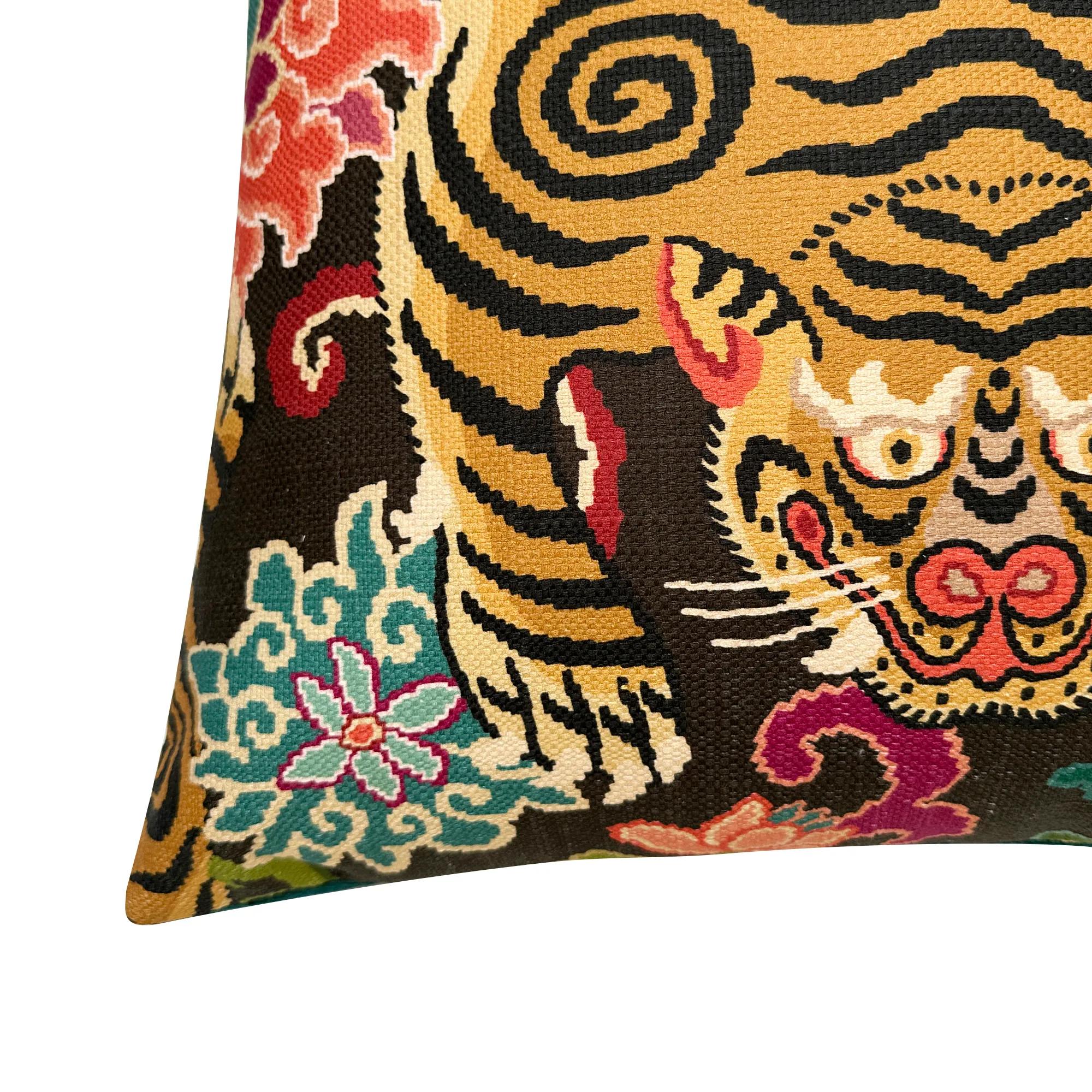 Nimer Pillow 22" - Gold/Multi