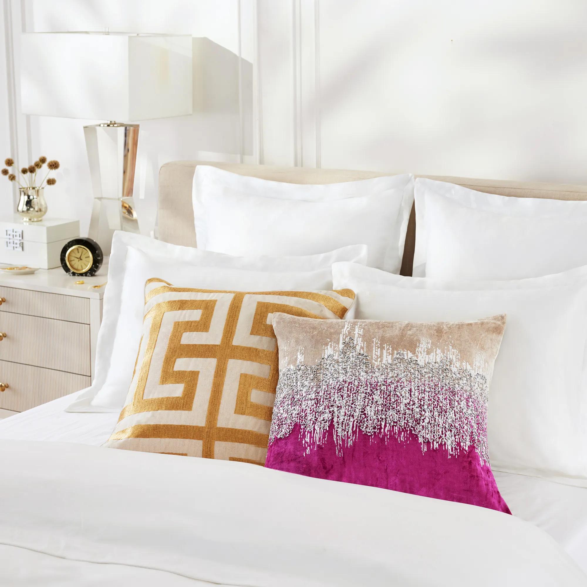 Joie De Vivre Pillow 22" - Boysenberry