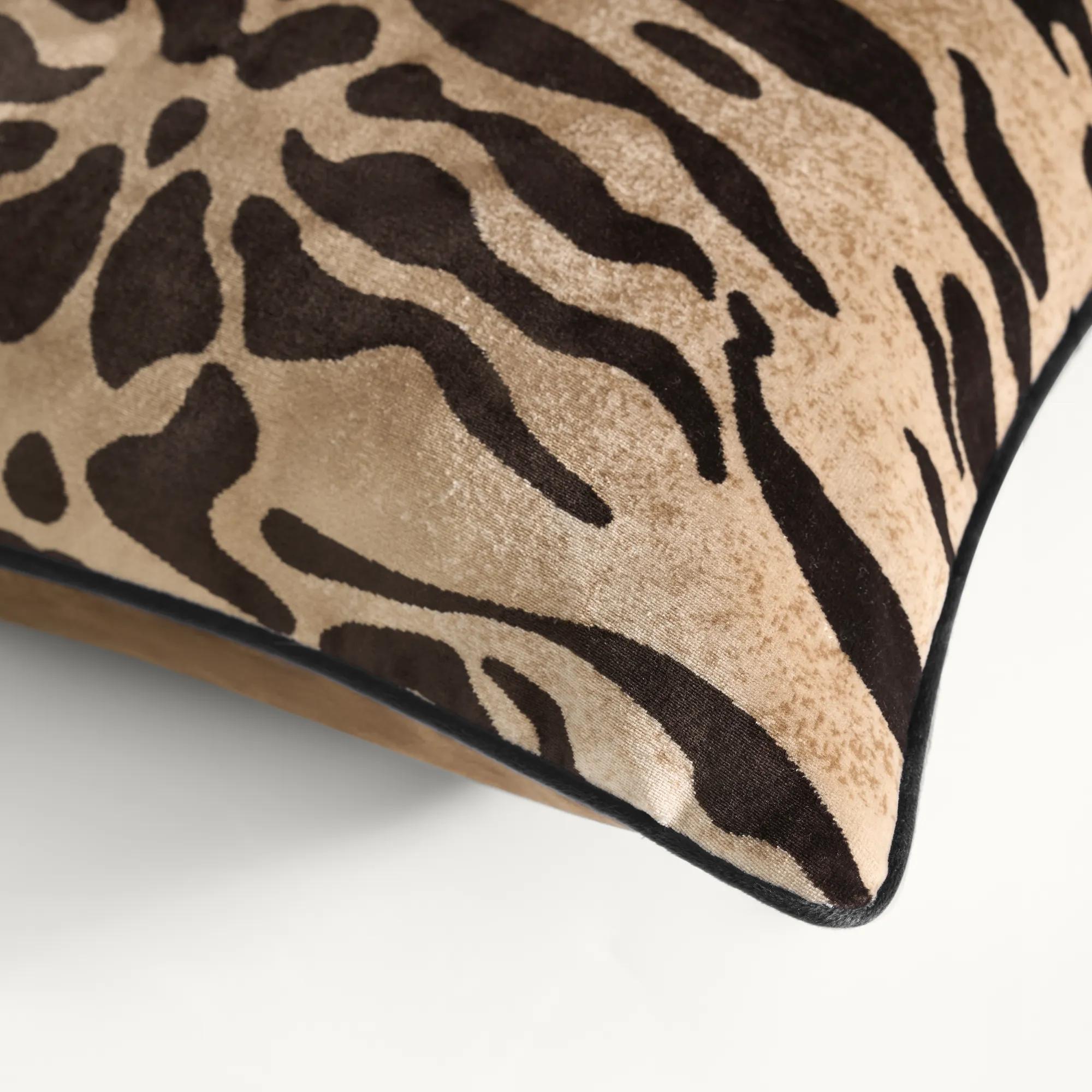 Bronze Tiger Pillow 22"