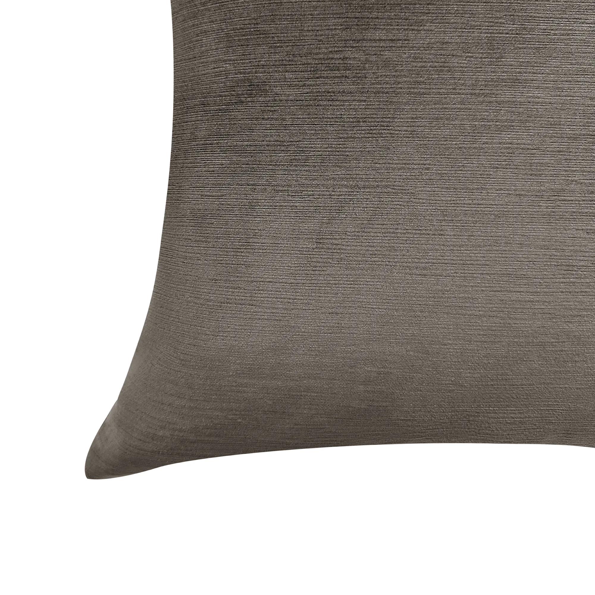 Solid Texture Pillow 20" - Otter Grey