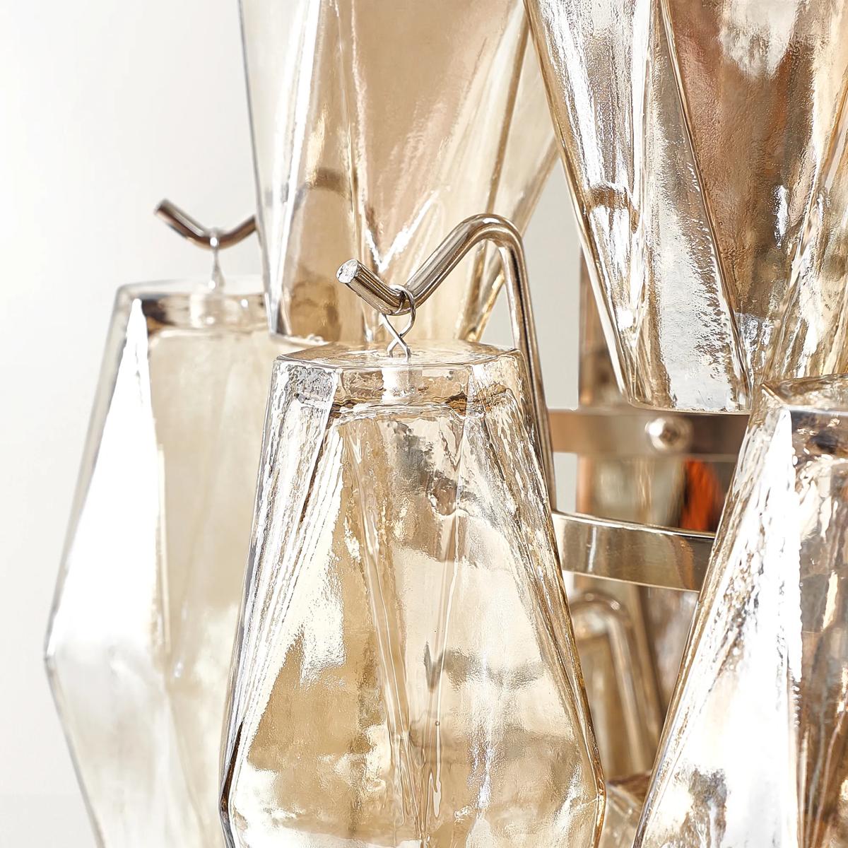 Cosima Glass Sconce 19.75" - Champagne