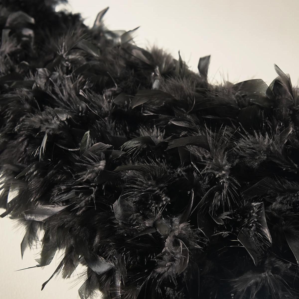 Black Fancy Peacock - 60"