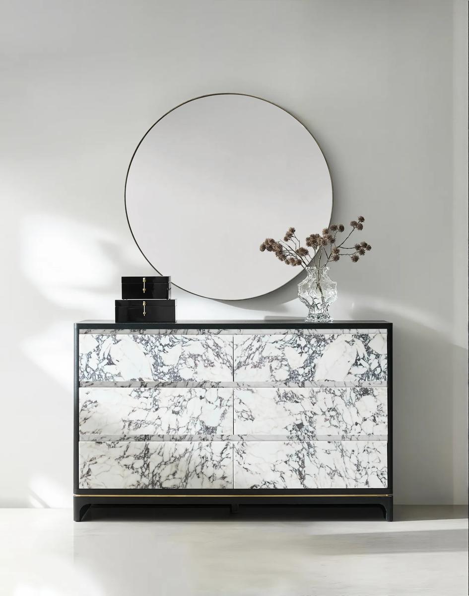 Cade Wall Mirror - Gold