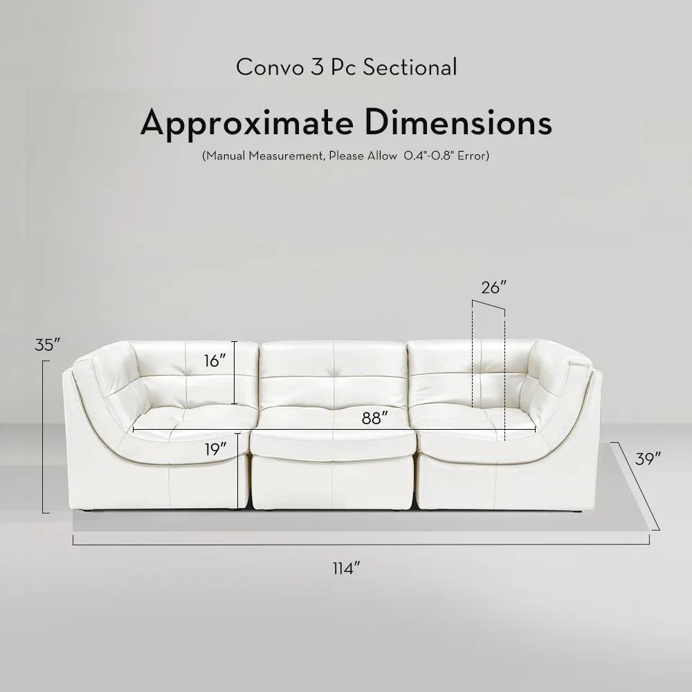 Convo Leather Sofa