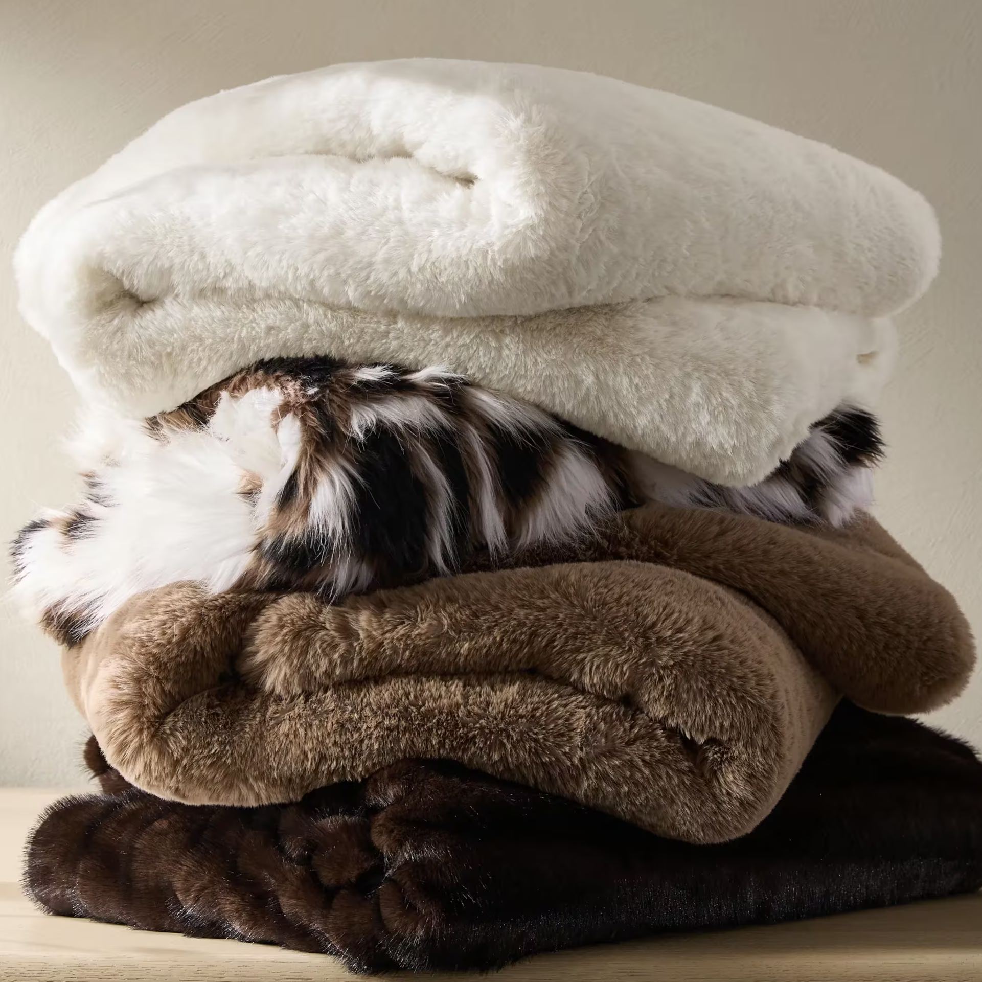 Chaska Channeled Fur Pillow 22" - Dark Chocolate Brown
