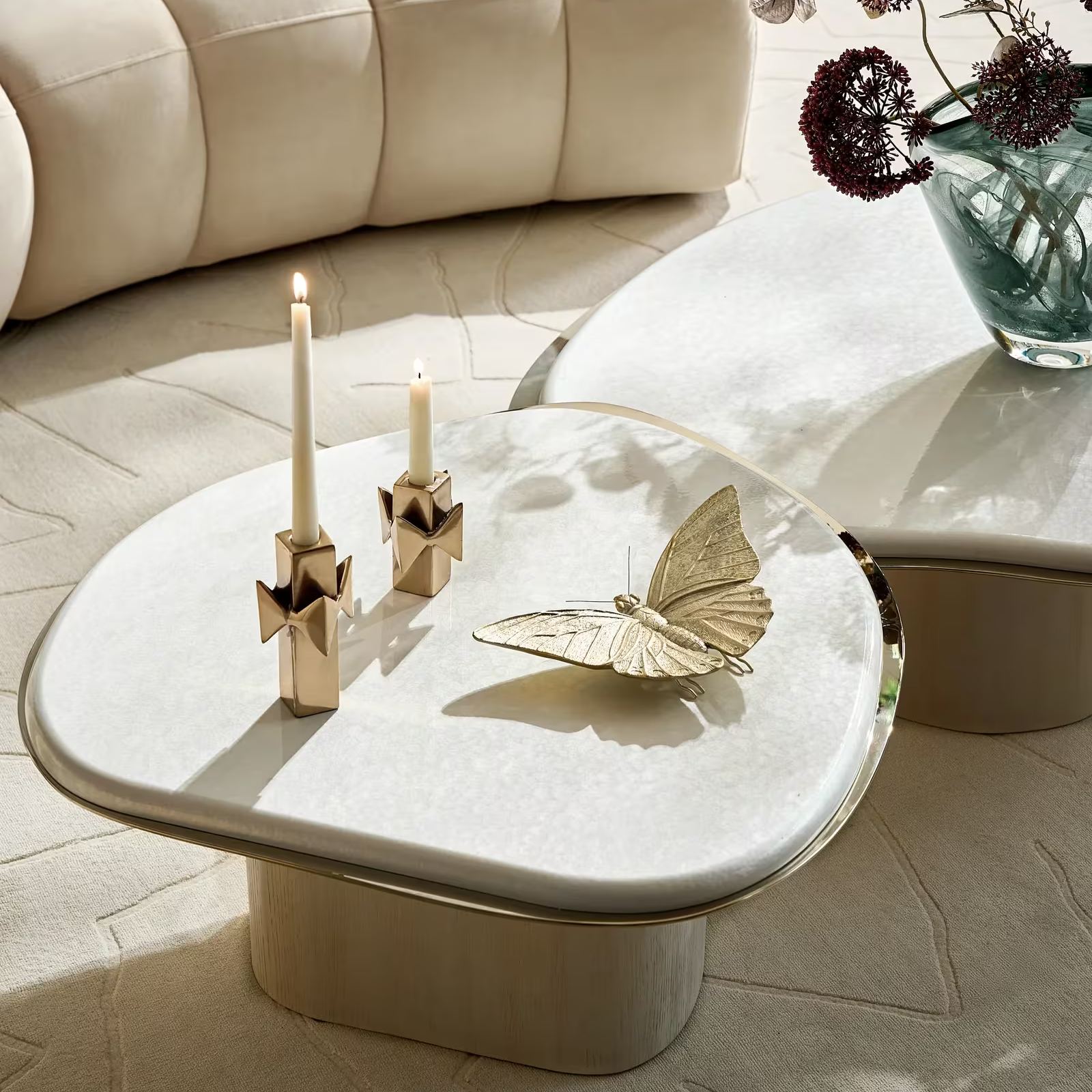Gilt Butterfly and Dragonfly Set