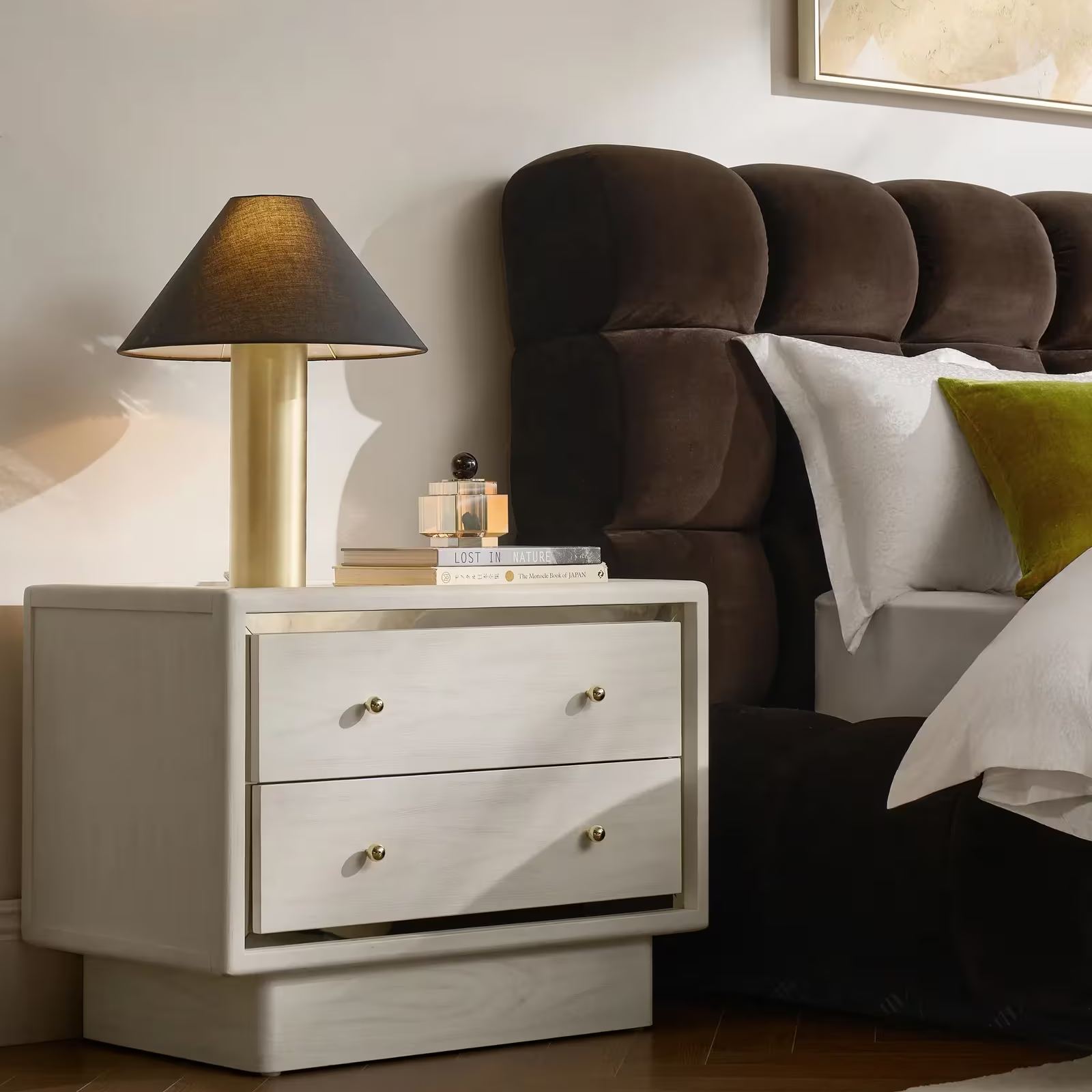 Tova Table Lamp 20.5" - Brushed Brass/Black