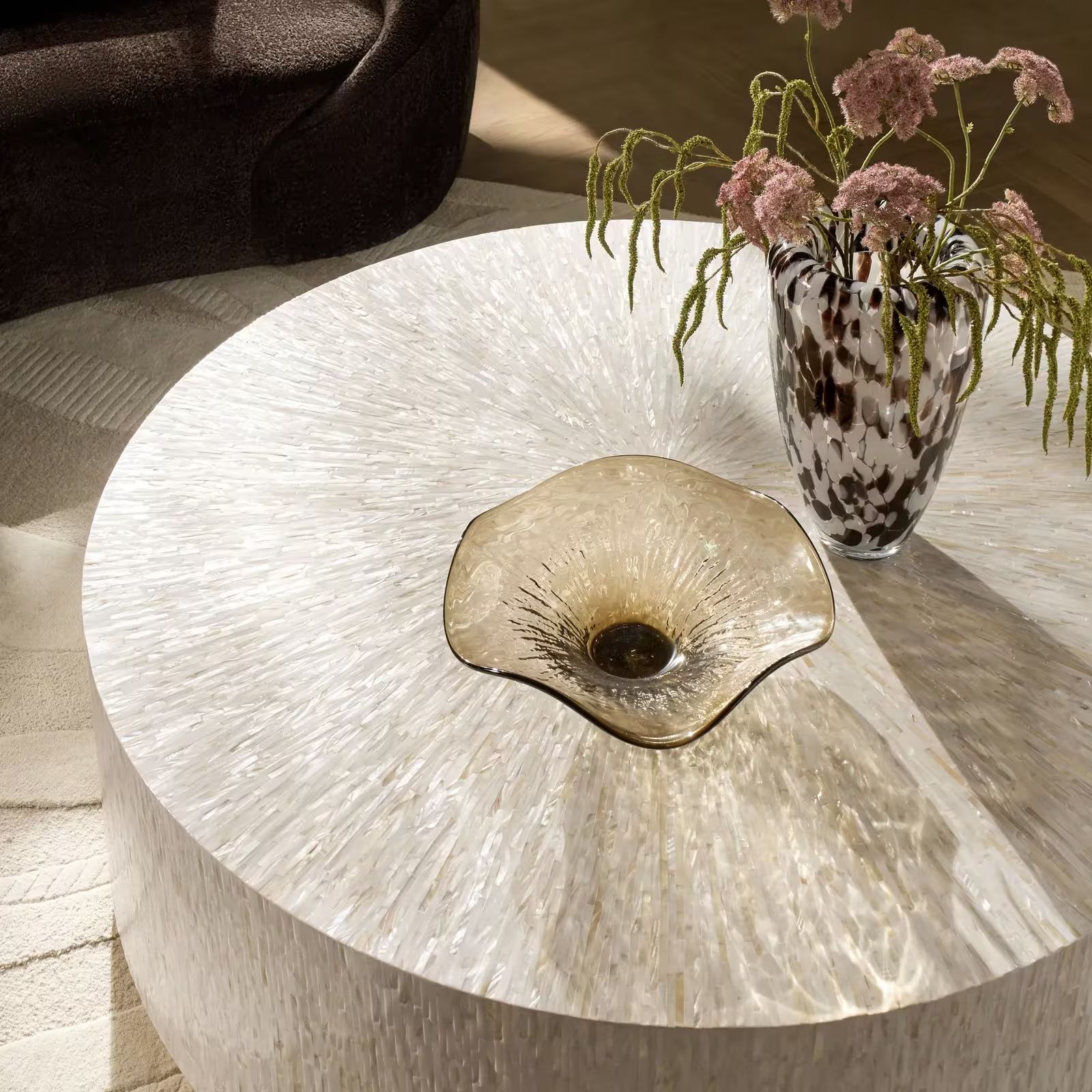 Speckled Glass Vase