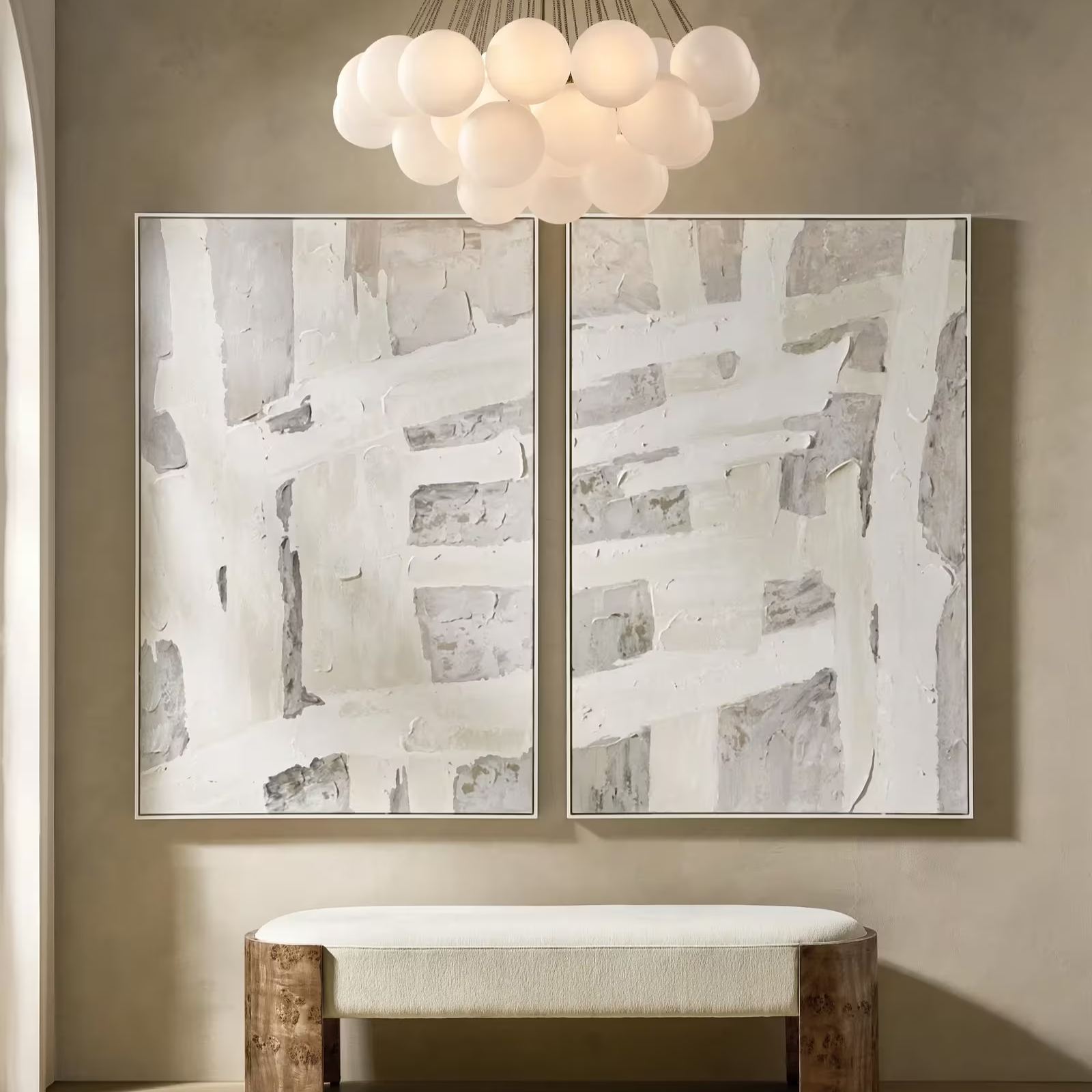Traverse Diptych Painting