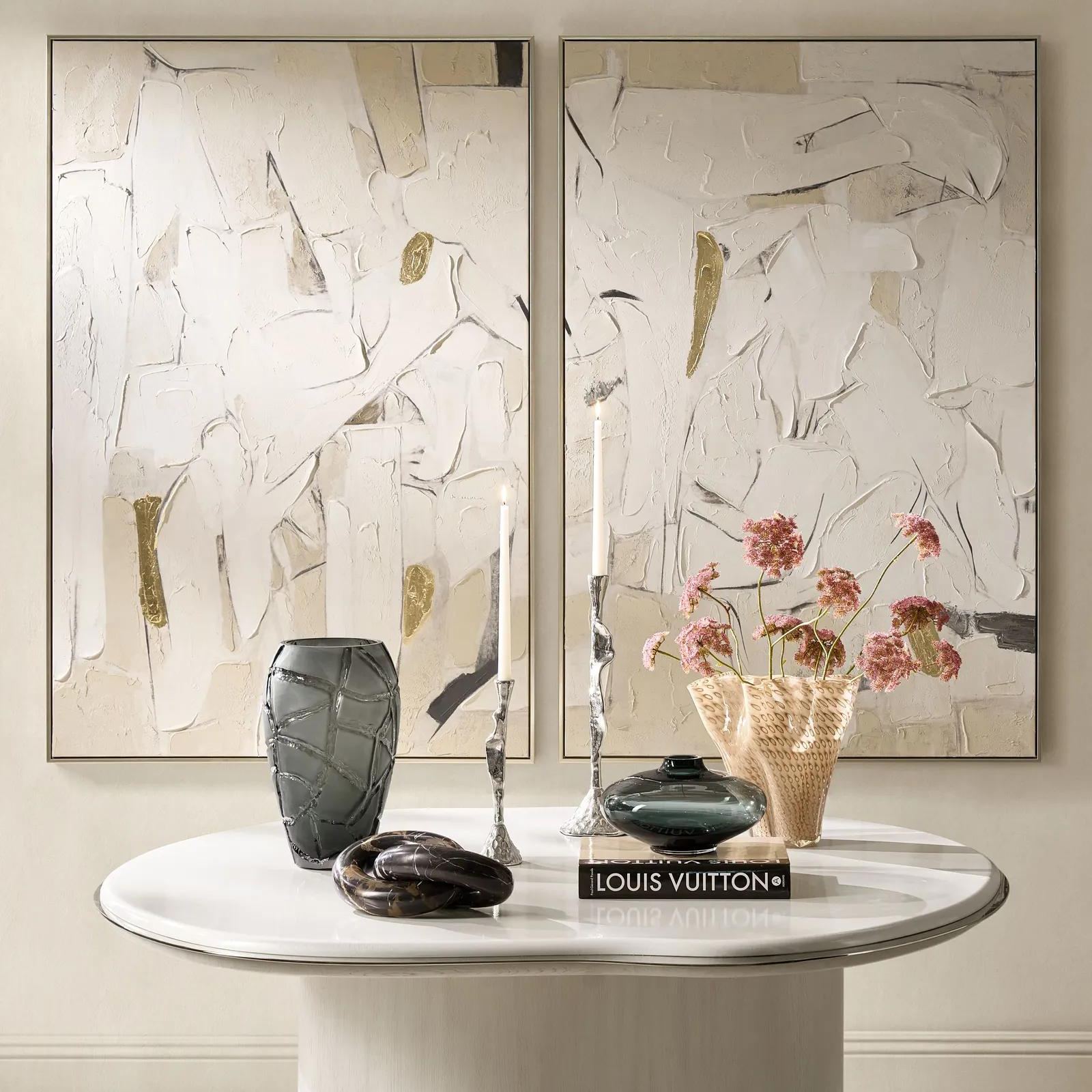 Beneath the Surface Diptych Painting