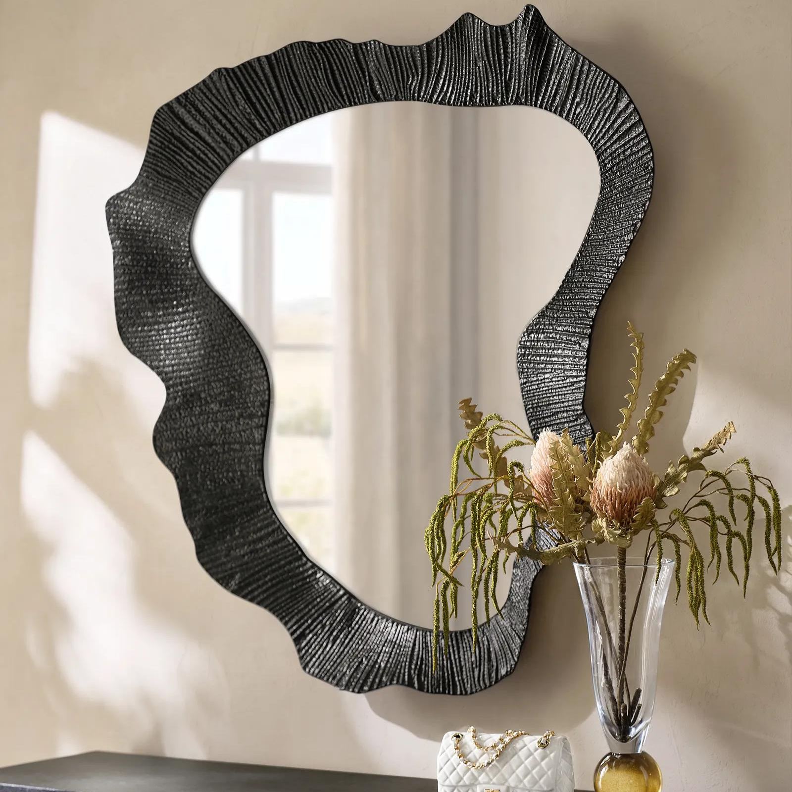 Cara Wall Mirror - Black