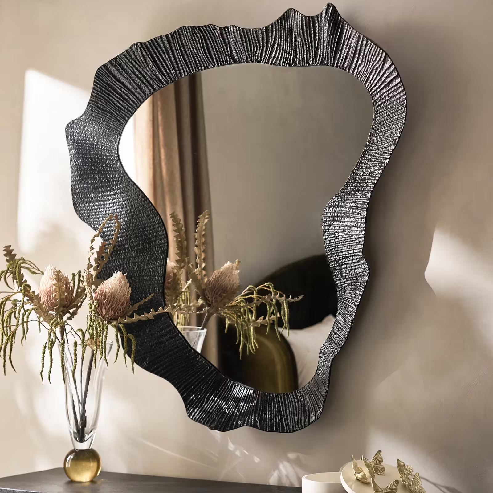 Cara Wall Mirror - Black