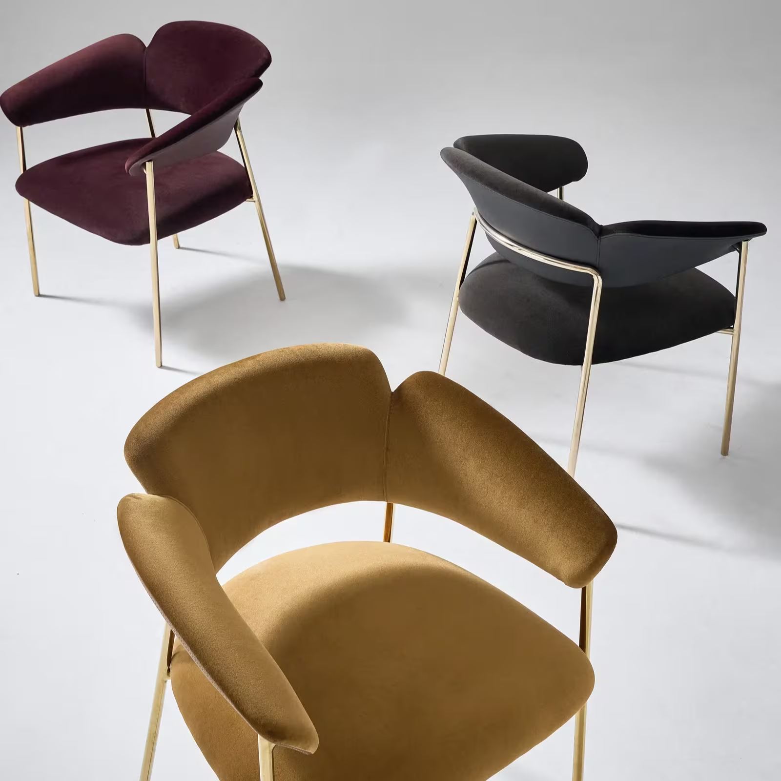 Odette Fig Velvet Dining Chair