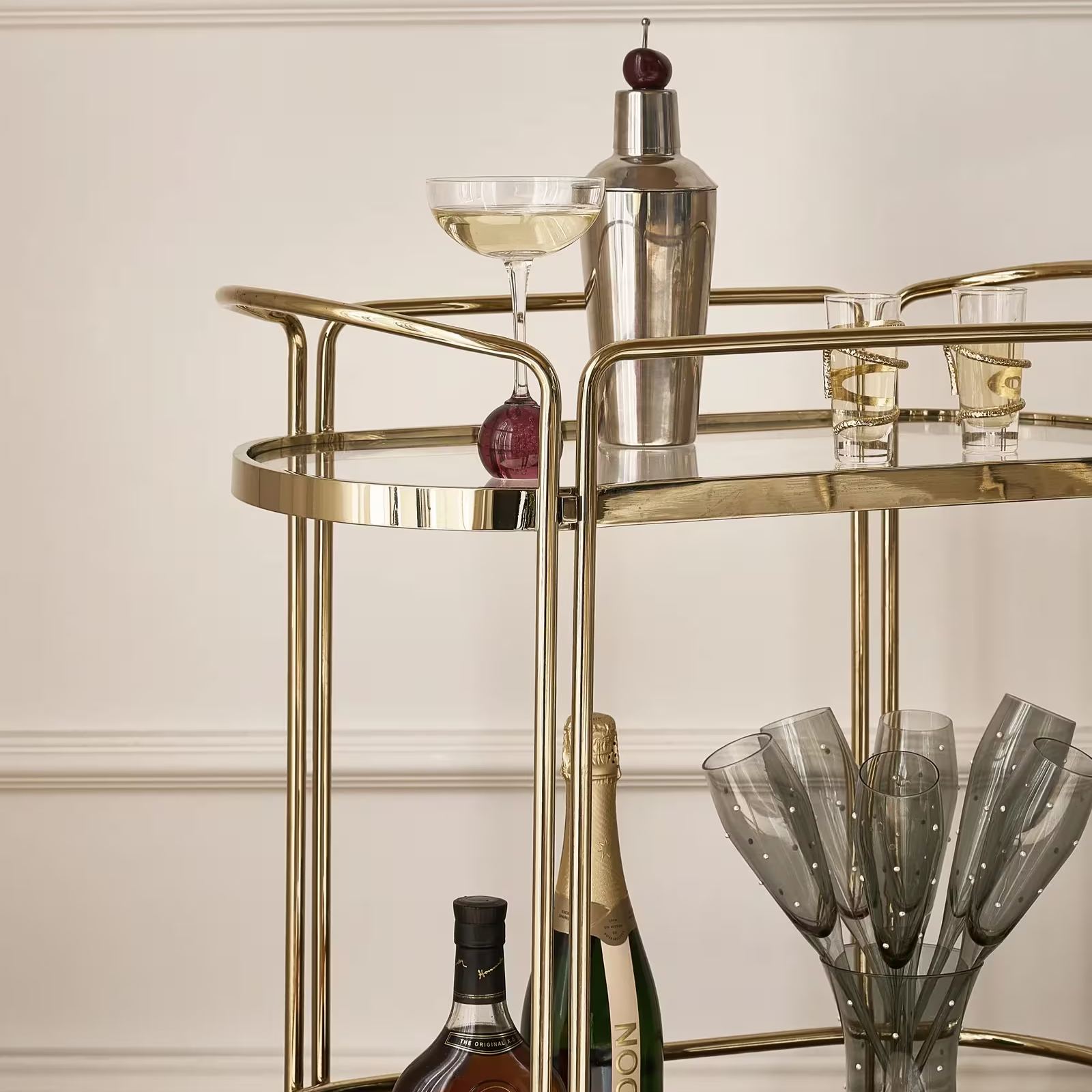Cherry On Top Stainless Steel Cocktail Shaker