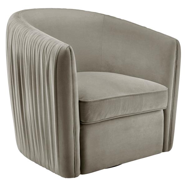 Aria Pleated Swivel Chair