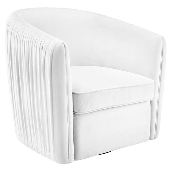 Aria Pleated Swivel Chair