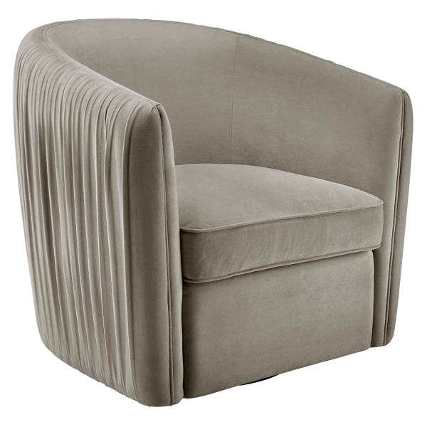 Aria Pleated Swivel Chair