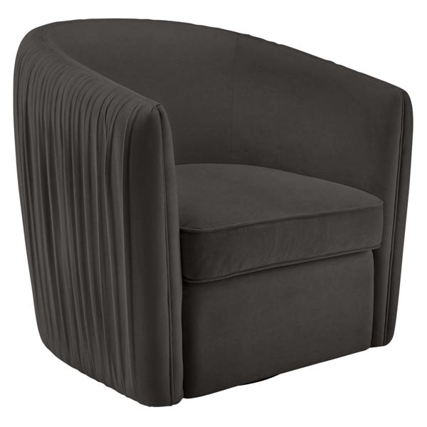 Aria Pleated Swivel Chair