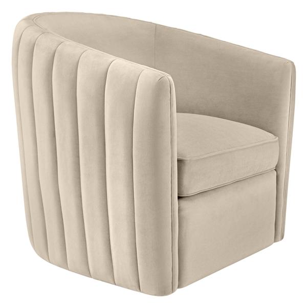 Aria Channeled Swivel Chair