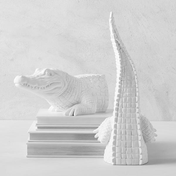 Alligator Bookends