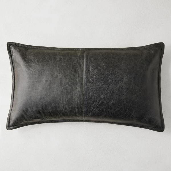 Dylan Lumbar Pillow 14" x 26" - Onyx