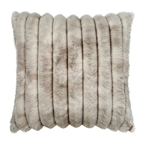 Fur Channel 20" -  Beige