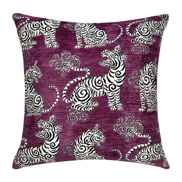 Tigress Pillow 20" - Magenta