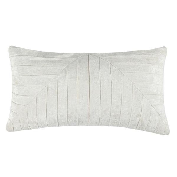 Addie Lumbar Pillow 14" x 26" - Ivory