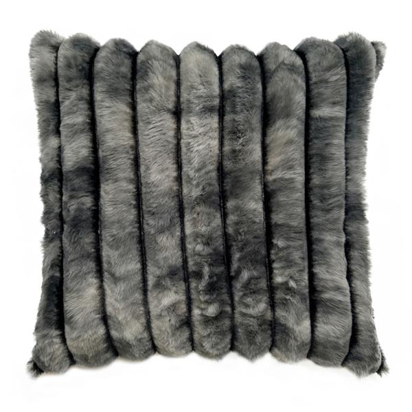 Fur Channel 20" -  Charcoal