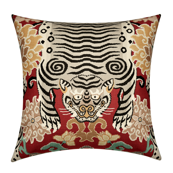 Nimer Pillow 22" - Grey/Multi