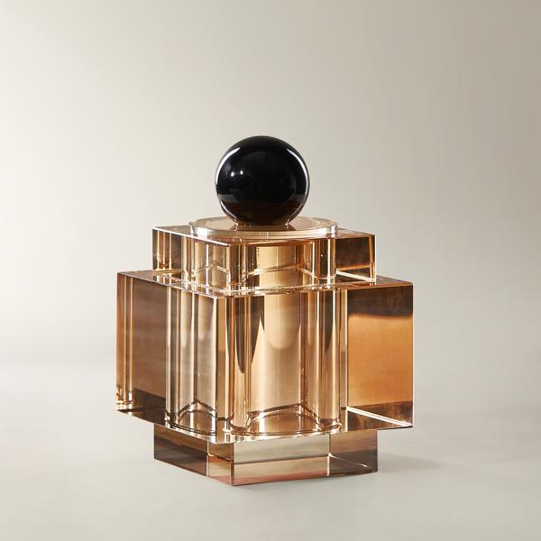 Deco Perfume Bottle - Amber